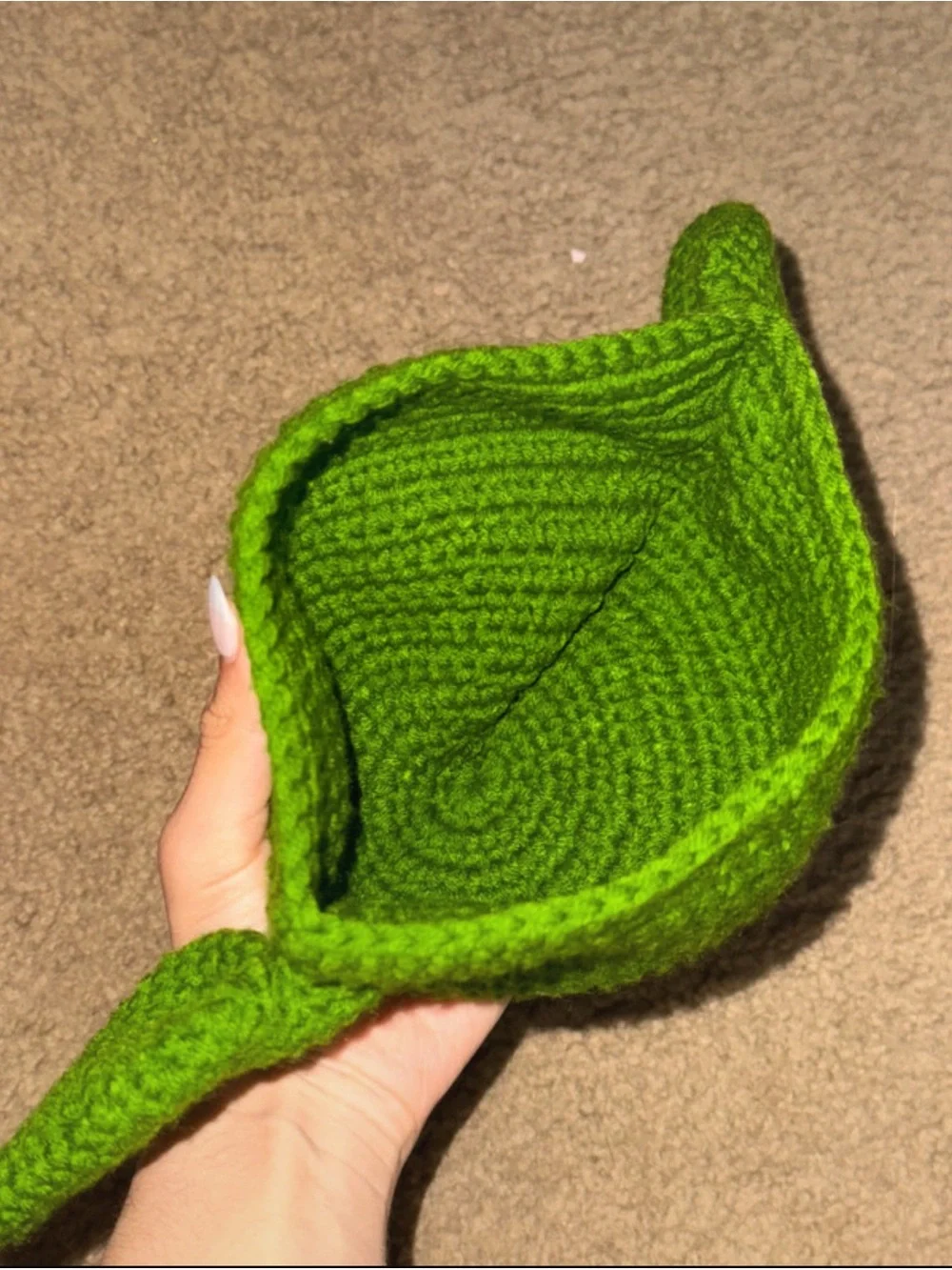 Yoda Knitted Baby Hat